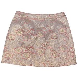 Elegant Floral Mini Skirt